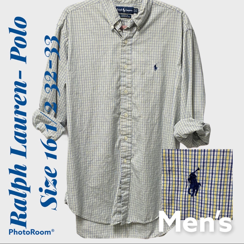 Ralph Lauren L/S Men's Shirt 16 1/2 Neck